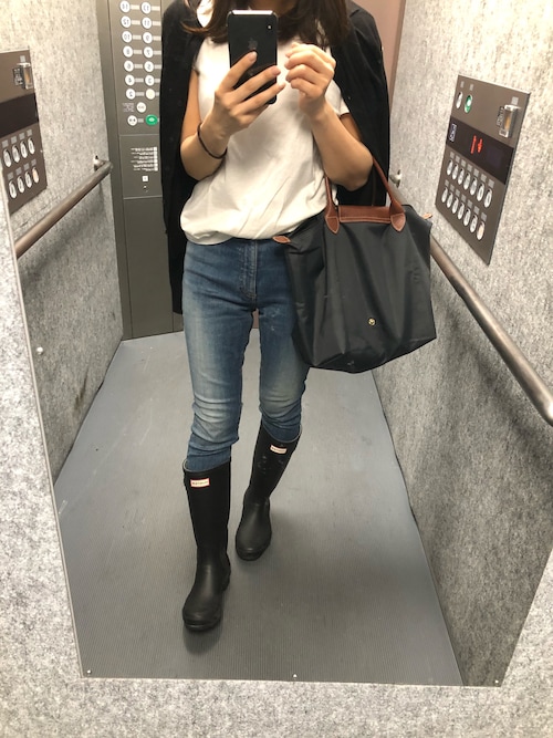 kiho|LONGCHAMPのハンドバッグを使ったコーディネート - WEAR