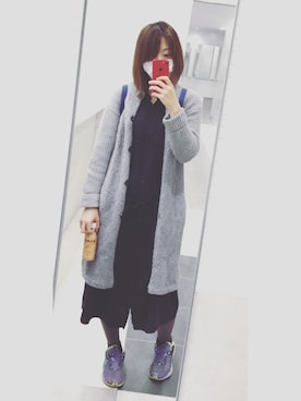 「アイテム（シャツワンピース）」を使った、94さん（レディース・167cm・20代）の秋コーディネート
