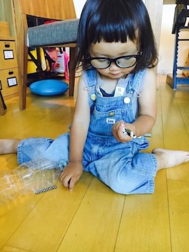 「フェリシモキッズ（フェリシモキッズ）のアイテム」を使った、のんさん（キッズ・90cm）の夏コーディネート