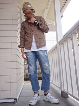 hechimaさん（メンズ・172cm）の春コーディネート