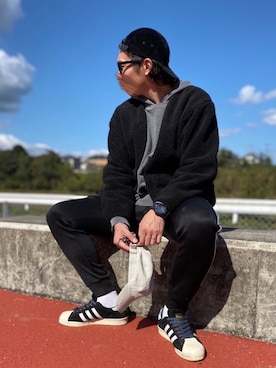 「やっぱりストリートが好き」｜「アイテム（その他アウター）」を使った、hechimaさん（メンズ・172cm）の秋コーディネート