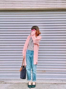 「Lulus（-）のアイテム（ジャケット/アウター）」を使った、Jennaさん（レディース・152cm）の冬コーディネート