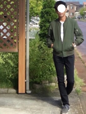 「H&M（エイチ・アンド・エム）のアイテム（その他シューズ）」を使った、tatuさん（メンズ・175cm）の秋コーディネート