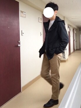 「BEAMS（ビームス）のアイテム（マウンテンパーカー）」を使った、tatuさん（メンズ・175cm）の冬コーディネート