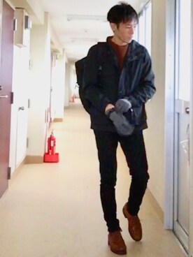 「Gloves（グローブス）のアイテム」を使った、tatuさん（メンズ・175cm）の冬コーディネート