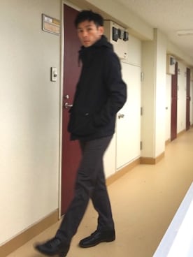 「BEAMS（ビームス）のアイテム（マウンテンパーカー）」を使った、tatuさん（メンズ・175cm）の冬コーディネート