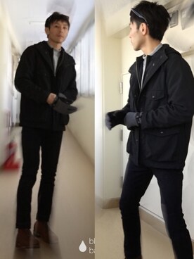 「Gloves（グローブス）のアイテム」を使った、tatuさん（メンズ・175cm）の冬コーディネート