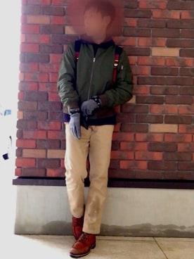 「Gloves（グローブス）のアイテム」を使った、tatuさん（メンズ・175cm）の冬コーディネート