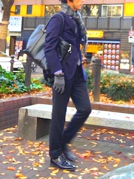 「Gloves（グローブス）のアイテム」を使った、tatuさん（メンズ・175cm）の秋コーディネート