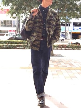 「WORKERS（ワーカーズ）のアイテム（ジャケット/アウター）」を使った、tatuさん（メンズ・175cm）の春コーディネート