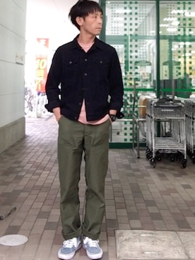 「WORKERS（ワーカーズ）のアイテム（パンツ）」を使った、tatuさん（メンズ・175cm）の春コーディネート
