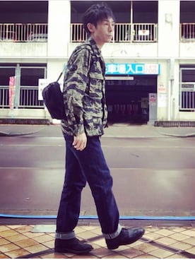「WORKERS（ワーカーズ）のアイテム（ジャケット/アウター）」を使った、tatuさん（メンズ・175cm）の春コーディネート