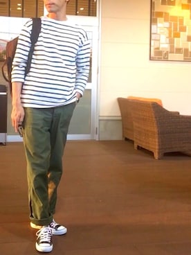 「WORKERS（ワーカーズ）のアイテム（パンツ）」を使った、tatuさん（メンズ・175cm）の春コーディネート
