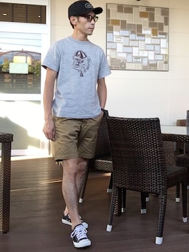 「WORKERS（ワーカーズ）のアイテム（パンツ）」を使った、tatuさん（メンズ・174cm）の秋コーディネート