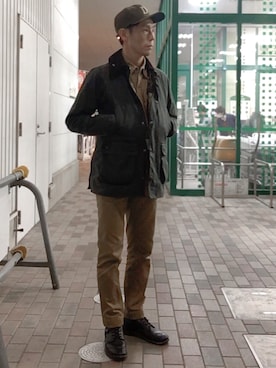 「WORKERS（ワーカーズ）のアイテム（パンツ）」を使った、tatuさん（メンズ・174cm）の秋コーディネート