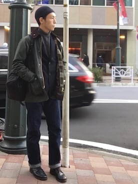 「WORKERS（ワーカーズ）のアイテム（トップス）」を使った、tatuさん（メンズ・174cm）の冬コーディネート