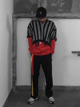 「TIM COPPENS（ティムコペンズ）のアイテム」を使った、Luciousさん（メンズ・178cm）の春コーディネート