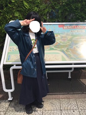 「TOGA（トーガ）のアイテム（ジャケット/アウター）」を使った、さなこ。さん（レディース・154cm）の夏コーディネート