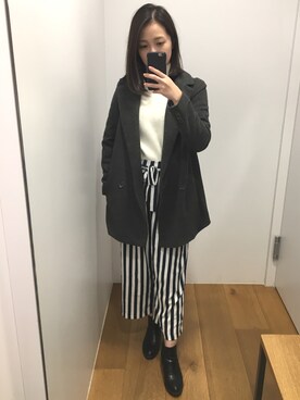 「rag & bone（ラグアンドボーン）のアイテム（バッグ）」を使った、Sugiiii◡̈⃝さん（レディース・157cm）の冬コーディネート
