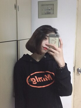 「87mm（87mm）のアイテム」を使った、@1eeWJさん（レディース・160cm）の冬コーディネート