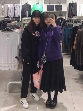 「87mm（87mm）のアイテム」を使った、@1eeWJさん（レディース・160cm）の冬コーディネート