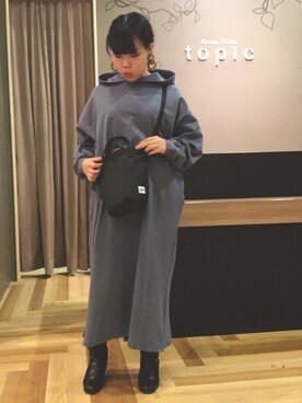 akariさん（レディース・159cm）の冬コーディネート