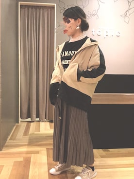 akariさん（レディース・159cm）の冬コーディネート