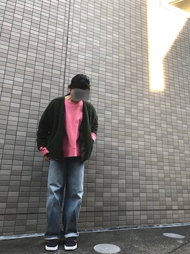 「アイテム（ブルゾン）」を使った、hinaさん（レディース・158cm・30代）の冬コーディネート