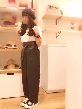 14+ くずはモール店 スタッフさん(レディース・160cm)の夏コーディネート