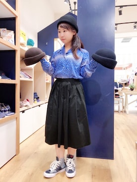 「INDIAN（インディアン）のアイテム」を使った、14+ くずはモール店 スタッフさん（レディース・160cm）の秋コーディネート