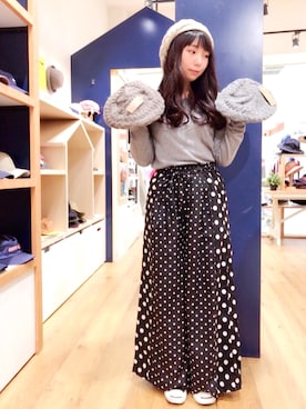 14+ くずはモール店 スタッフさん(レディース・160cm)の秋コーディネート