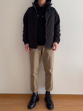 くま太郎【🐻】さん（メンズ・172cm）の春コーディネート