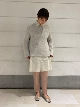 「BE-KILLY（ビーキリー）のアイテム」を使った、RISAさん（レディース・159cm）の冬コーディネート