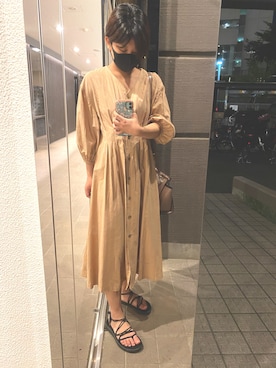 「AVAN LILY（アヴァンリリィ）のアイテム（ワンピース/ドレス）」を使った、HARU  春雨さん（レディース・148cm）の夏コーディネート