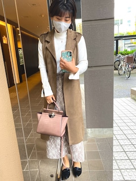 「ESPERANZA（エスペランサ）のアイテム（ローファー）」を使った、HARU  春雨さん（レディース・148cm）の秋コーディネート