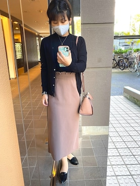 「ESPERANZA（エスペランサ）のアイテム（ローファー）」を使った、HARU  春雨さん（レディース・148cm）の秋コーディネート