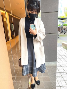 「ESPERANZA（エスペランサ）のアイテム（ローファー）」を使った、HARU  春雨さん（レディース・148cm）の秋コーディネート