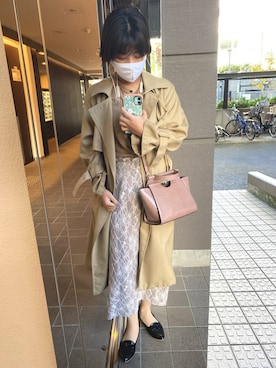 「ESPERANZA（エスペランサ）のアイテム（ローファー）」を使った、HARU  春雨さん（レディース・148cm）の秋コーディネート