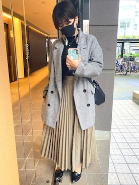 「ESPERANZA（エスペランサ）のアイテム（ローファー）」を使った、HARU  春雨さん（レディース・148cm）の秋コーディネート