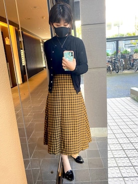 「ESPERANZA（エスペランサ）のアイテム（ローファー）」を使った、HARU  春雨さん（レディース・148cm）の秋コーディネート