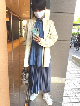 「08sircus（ゼロエイトサーカス）のアイテム」を使った、HARU  春雨さん（レディース・148cm）の春コーディネート