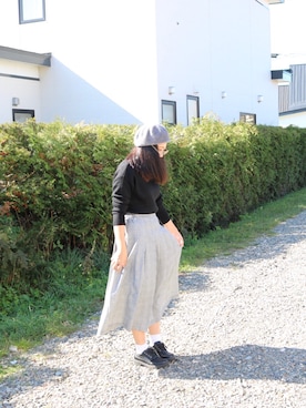 あみさん（レディース・156cm）の秋コーディネート