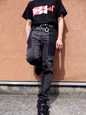 「Yohji Yamamoto（ヨウジヤマモト）のアイテム（キーケース/キーアクセサリー）」を使った、しょたろーさん（メンズ・175cm）の夏コーディネート