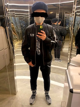 「SPINNS（スピンズ）のアイテム（ハンチング/ベレー帽）」を使った、タニさんさん（メンズ・169cm）の秋コーディネート