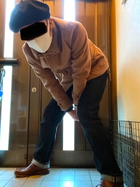 「BEAMS（ビームス）のアイテム（その他アウター）」を使った、タニさんさん（メンズ・169cm）の冬コーディネート