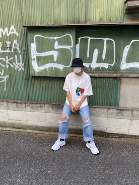 「ADANS（アダンス）のアイテム」を使った、rukiyaaaar®️さん（メンズ・174cm）の夏コーディネート