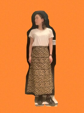 「SHEL’TTER（シェルター）のアイテム（ハンチング/ベレー帽）」を使った、田中 優実子さん（レディース・154cm）の夏コーディネート