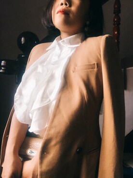 「SOUP（スープ）のアイテム」を使った、Tâm Anh Momoさん（レディース・149cm）の冬コーディネート