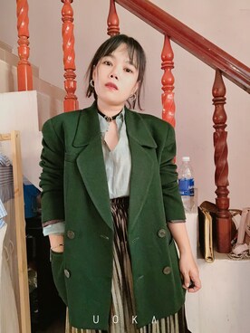 「SOUP（スープ）のアイテム」を使った、Tâm Anh Momoさん（レディース・149cm）の冬コーディネート