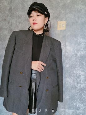 「blazer」｜Tâm Anh Momoさん（レディース・149cm・20代）の冬コーディネート